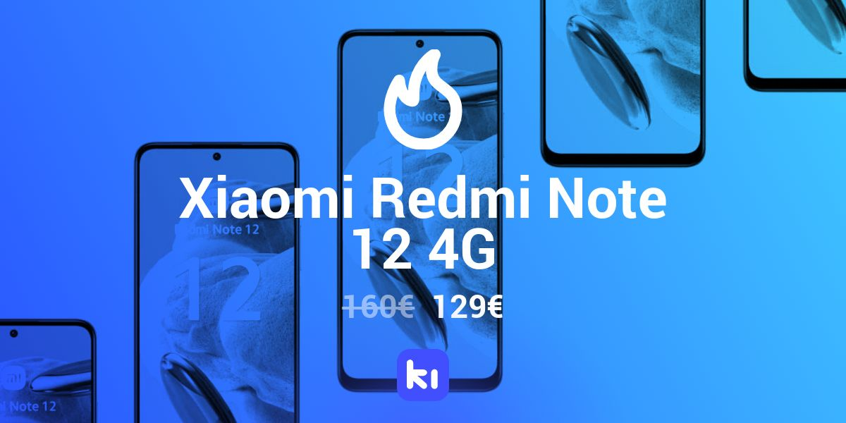 Consigue el Xiaomi Redmi Note 12 4G por solo 129,99 € en Aliexpress Plaza