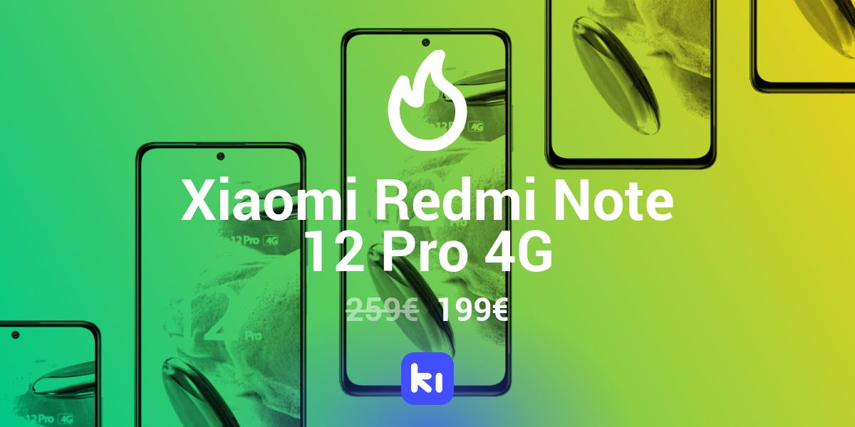 Comprar el Xiaomi Redmi Note 12 Pro 4G en Miravia por menos de 200€ ahora