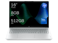 HP OmniBook 3 16-bu0024ns, 16 " DCI 2K, Intel® Core™ 3 100U, 8 GB RAM, 512 GB SSD