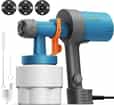 Tilswall Shark 600 Pistola de Pintura, Ultraligera HVLP Eléctrica, 3 Boquillas