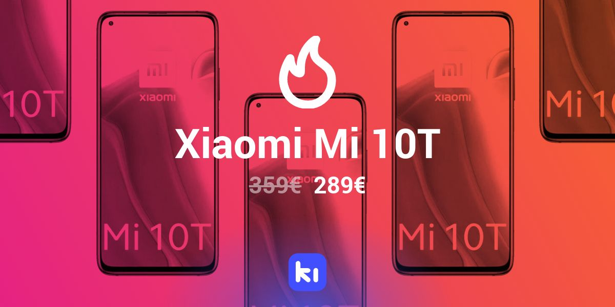 Amazon baja el precio del Xiaomi Mi 10T a 289€