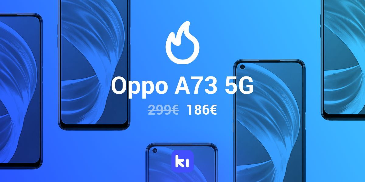Consigue el Oppo A73 5G desde España por 186€