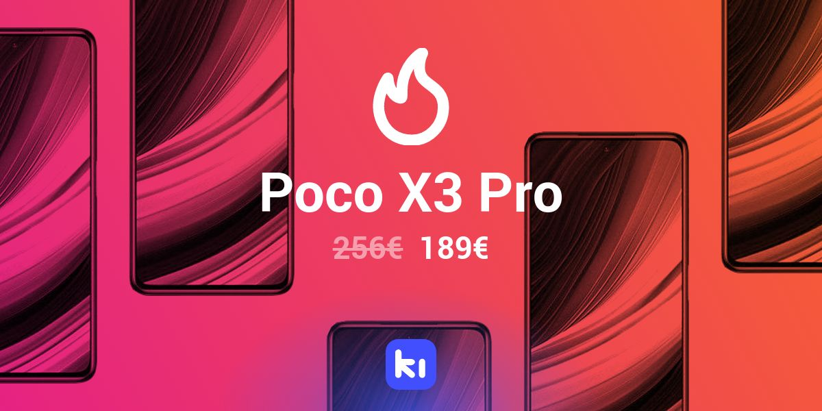 Consigue el Poco X3 Pro de 256GB mas barato que en el Prime Day.