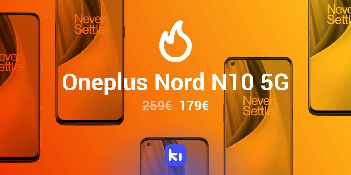 Consigue el Oneplus Nord N10 5G desde Aliexpress España a un precio de 179€