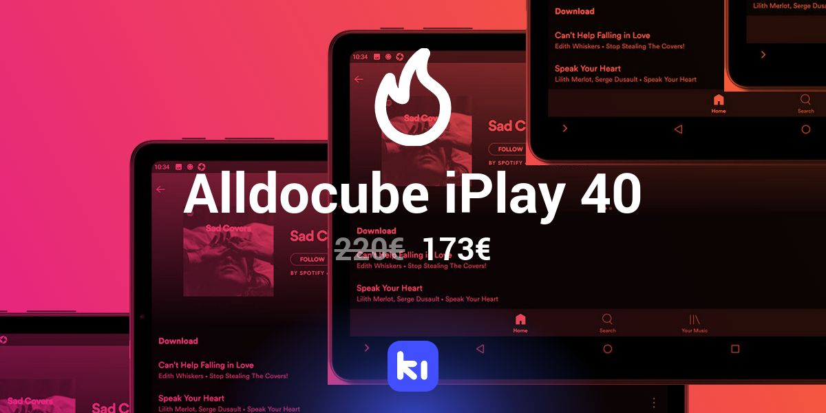 Consigue la increíble Alldocube iPlay 40 por 173€ desde España!