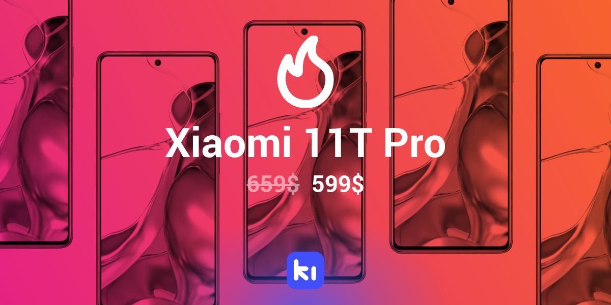 The new Xiaomi 11T Pro will be available on Aliexpress next thursday for €506