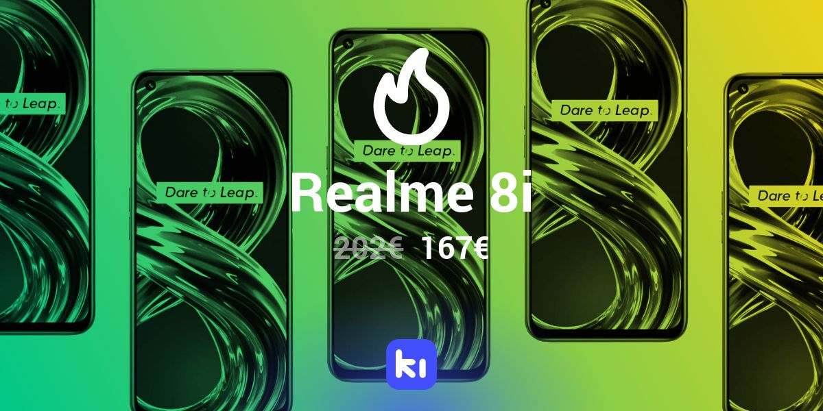 La apuesta de Realme para competir con el Xiaomi Redmi 10 rebaja hoy en 35€ su precio mínimo en su tienda oficial de Aliexpress