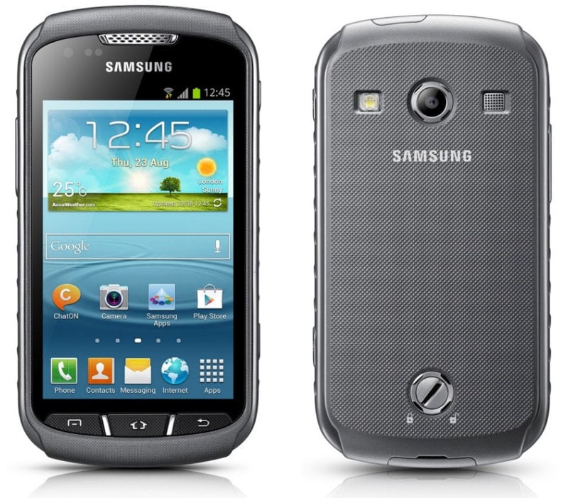 mumbi Hülle kompatibel mit Samsung Galaxy Xcover 3 Handy Case Handyhülle transparent grün 