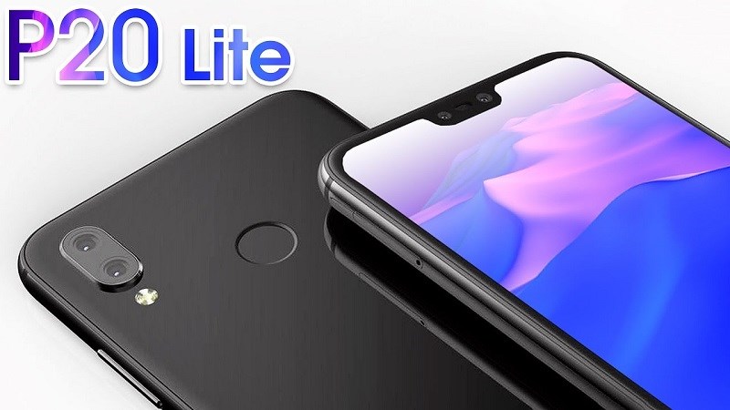 Smartphone Huawei P20 Lite 64 Go Noir - Débloqué, Double SIM, écran 6", Bon état Occasion