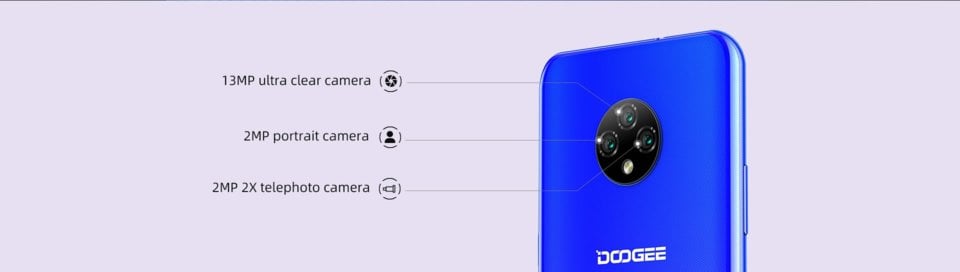 Moviles Libres Baratos 4G, DOOGEE X95 Android 10 Smartphone Libre, Pantalla  6,52 Pulgadas, 4350mAh Batería, Smartphone Barato Dual SIM, Triple Cámara  13MP+5MP, 16GB ROM, 256GB SD, Face ID - Azul : : Electrónica