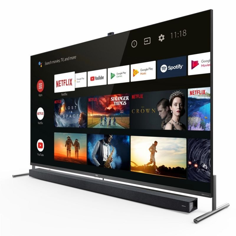 Телевизор тсл 75. TCL 75. Телевизоры TCL 2020. Телевизор TCL С саундбаром Onkyo. Телевизор TCL q10g.