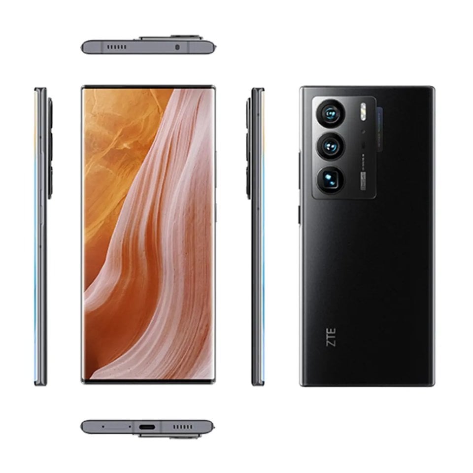  ZTE Axon 40 Ultra Smartphone - 5G teléfono celular Android  desbloqueado Snapdragon 8G1, 64MP+64MP+64MP cámara, 6.8 pulgadas 120HZ  AMOLED flexible pantalla curva, 5000mAH 65W, 8GB+128GB, NFC, negro :  Celulares y Accesorios