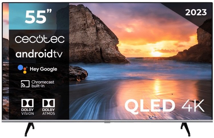 TV CECOTEC 65 V1 VQU10065 QLED 4K UHD Smart TV (02567) - Guanxe Atlantic  Marketplace