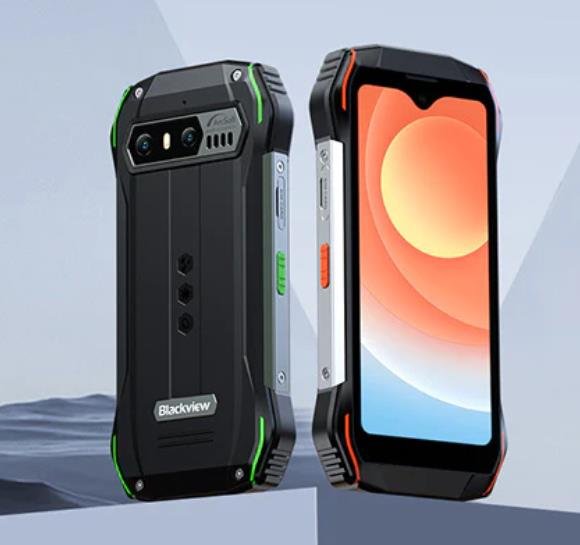 Blackview Mini teléfono móvil de 4.3 pulgadas, teléfonos resistentes N6000  desbloqueados 2023, 16GB+256GB, Dual SIM 4G, teléfono celular Android 13