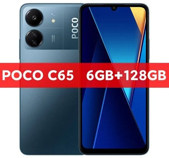 Xiaomi Poco C65 6.74`` 8gb 256gb 50mpx Nfc 18w Negro