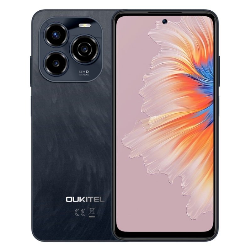 Étui Portefeuille MOJIA Pour Oukitel C65 / C65 Pro – Coque En Cuir PU Avec Dragonne Offerte – Gris élégant