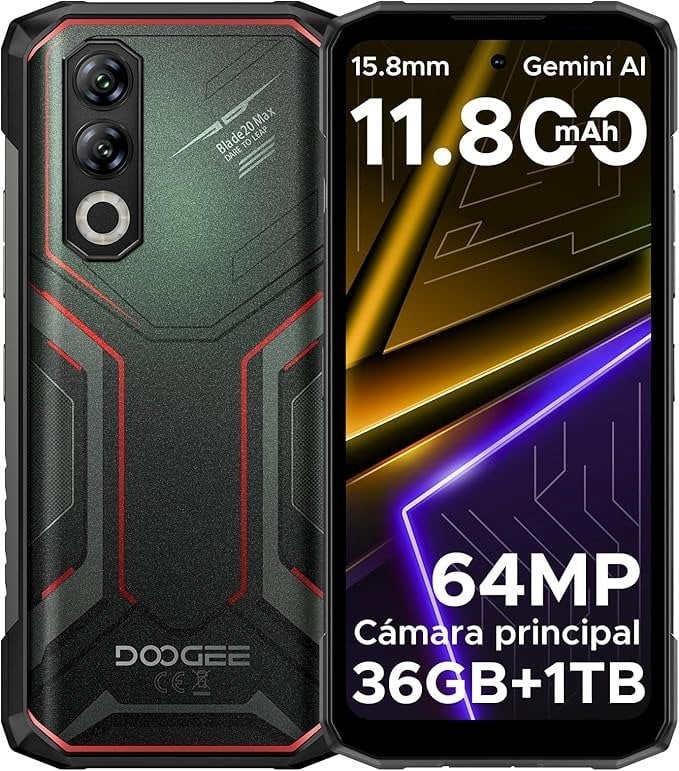 MEMELOKA Cover for DOOGEE Blade 20/Blade 20 Turbo, Inner TPU Shockproof
