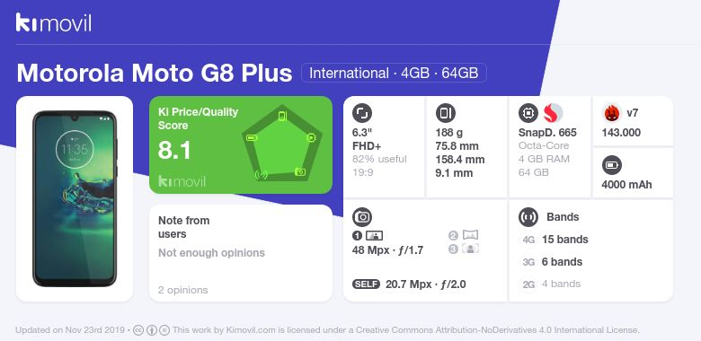 Motorola Moto G8 Plus: Preço, ficha técnica e onde comprar