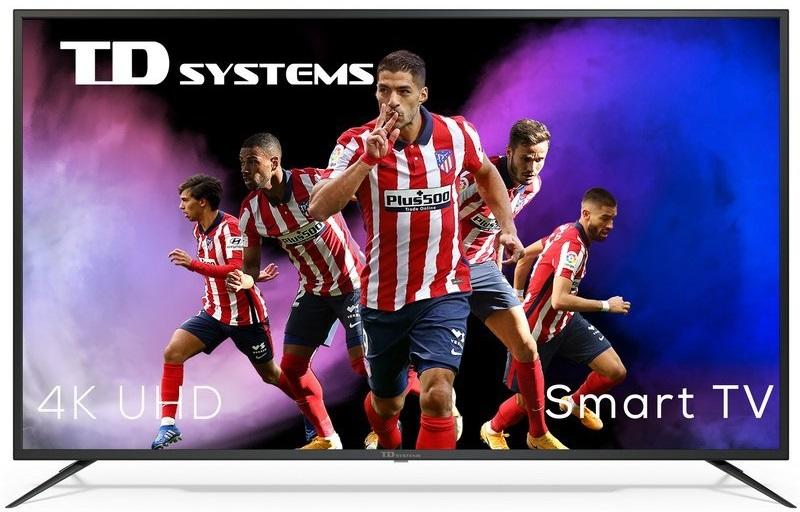 TD Systems K50DLJ12US - Televisores Smart TV 50 Pulgadas 4k UHD Android 9.0  y HBBTV, 1500 PCI Hz, 3X HDMI, 2X USB. DVB-T2/C/S2, Modo Hotel.